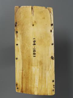 Centre panel (fragment of a triptych), 2 register, 1 arch across (Back)
