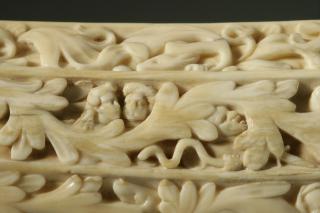Hunting horn (oliphant) (Detail, side 1)
