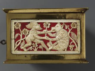 Casket (coffret), with openwork panels (plaques ajourées) (End, right)