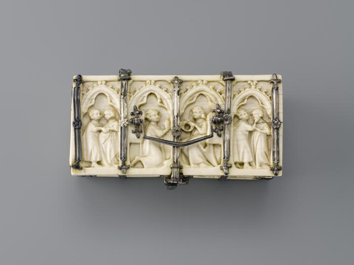 Casket with arches (coffret; frise d'arcatures; colonnettes) (Top)
