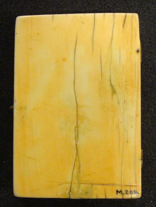 Diptych, 1 register, 3 arches across (plaquettes; frise d'arcatures) (Back, right wing)