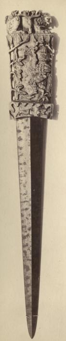 Dagger handle and sheath (Unsheathed)