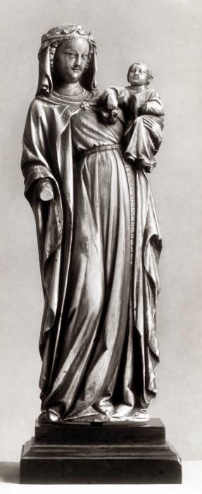 Relief (appliqué; probably fragment from a triptych or tabernacle) (Front)