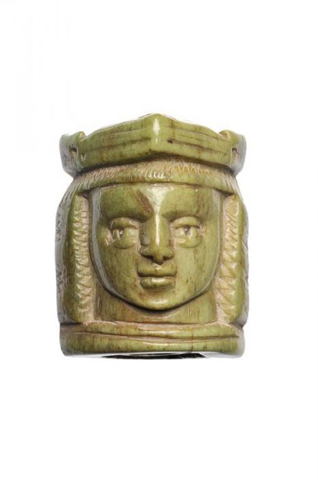 Rosary bead, 2 faces (chapelet) (Side 1)