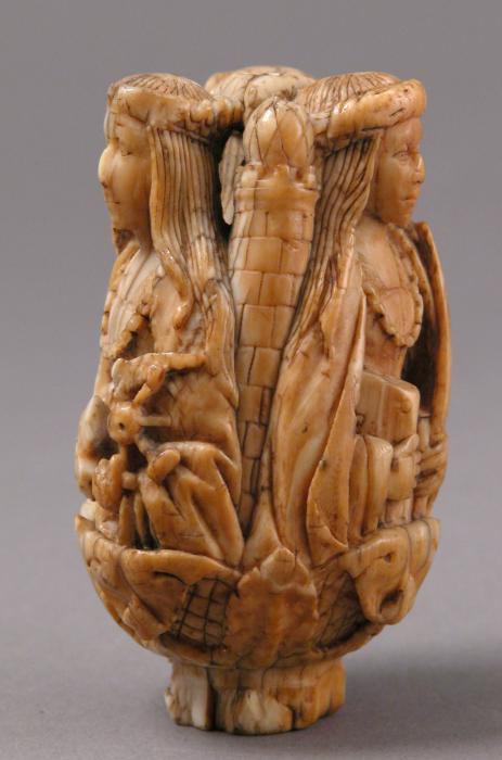 Rosary pendant, 3 faces (chapelet) (Side)
