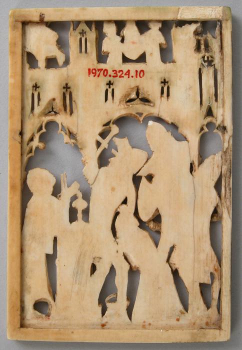 Openwork panel, 3 arches across (frise d'arcatures; plaque ajourée) (Back)