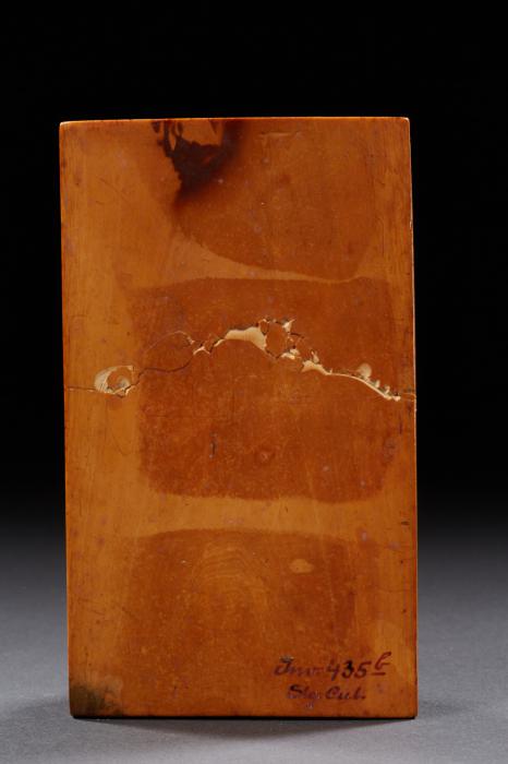 Diptych, 1 register, 1 arch across (plaquettes) (Wing, right, back)