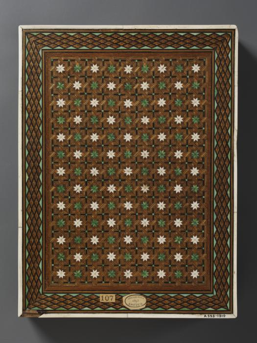 Openwork diptych, 3 registers (plaques ajourée) (Back, closed)