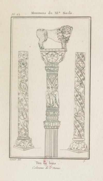 Pastoral staff or crozier; known as Tau Soltykoff (Engraving)