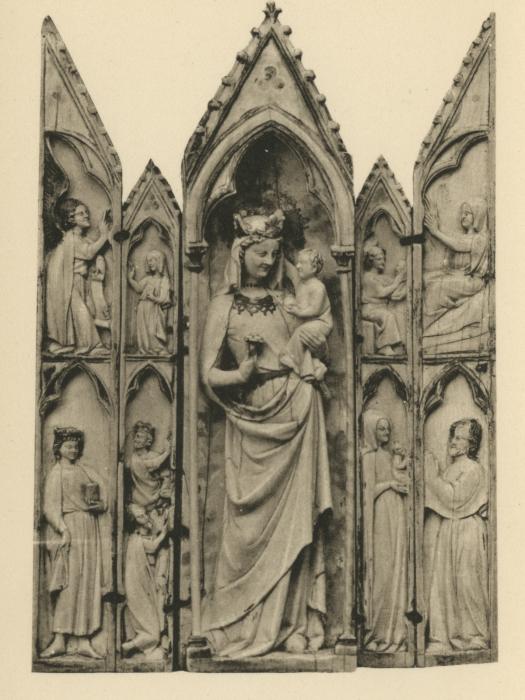 Gabled polyptych (tabernacle; colonnettes) (Front)