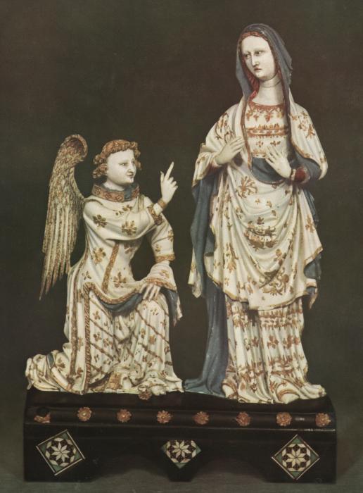 Group; known as the Annunciation of Philip the Bold (Annonciation de Philippe le Hardi) (Front)