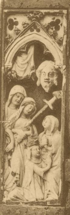 Openwork triptych, 1 register (ajouré) (Wing, left)