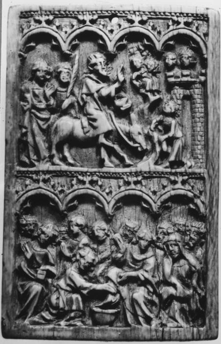 Writing tablet, 2 registers, 4 arches across (frise d'arcatures; tablette à écrire) (Front)