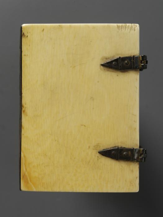 Diptych, 1 register (plaquettes) (Wing, left, back)
