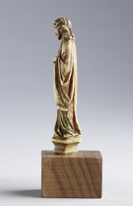 Knife handle or handle of a hair parter (gravoir) (Side, left)