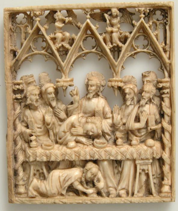 Openwork panel, 1 register, 3 arches across (plaque ajourée; frise d'arcatures) (Front)