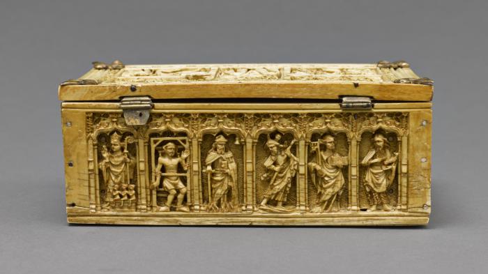 Casket with ogee arches (coffret) (Body, back)