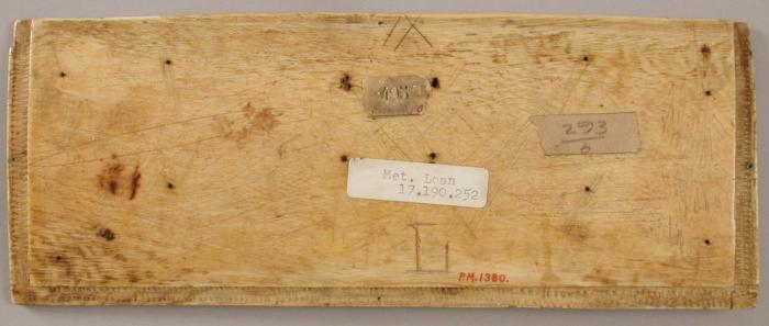 Panel (fragment of a casket; front) (Back)