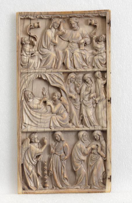 Wing, left (fragment of a diptych), 2 registers (Front)
