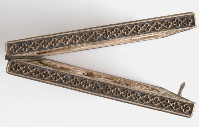 Openwork diptych with roundels (plaques ajourées) (Top)