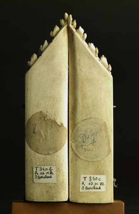 Gabled triptych, 1 register (Back)
