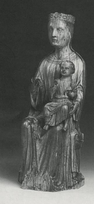 Statuette; Moussac Virgin and Child (Vierge à l'enfant de Moussac) (Front)