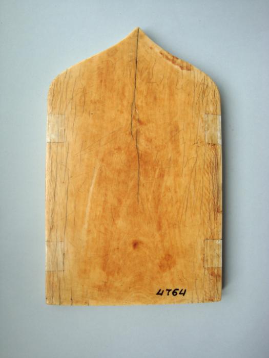 Ogee-shaped centre panel (fragment of a triptych); known as the Reliquary of saint Martha (Back)