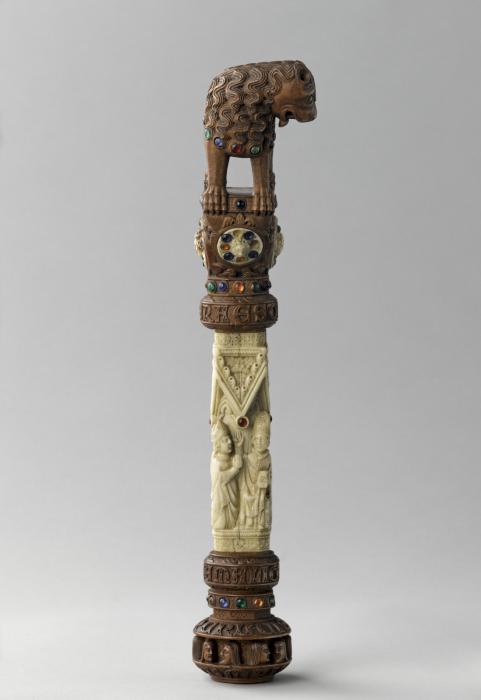 Pastoral staff or crozier; known as Tau Soltykoff (Side)