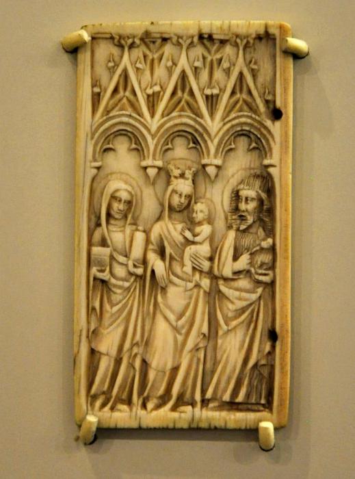 Writing tablet, 1 register, 3 arches across (frise d'arcatures; plaquette; tablette à écrire) (Front)