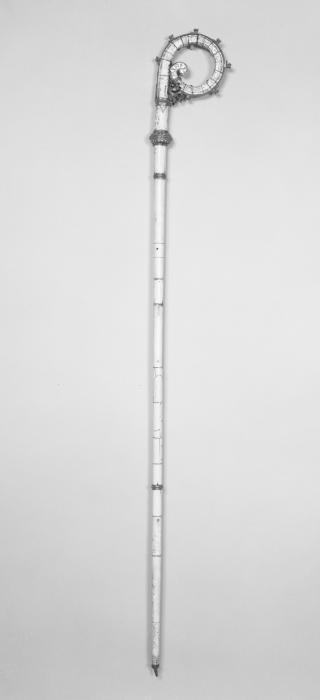 Painted crozier (crosse) (Side)