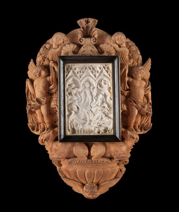 Writing tablet, 1 register, 3 arches across (frise d'arcatures; plaquette; tablette à écrire) (Front)