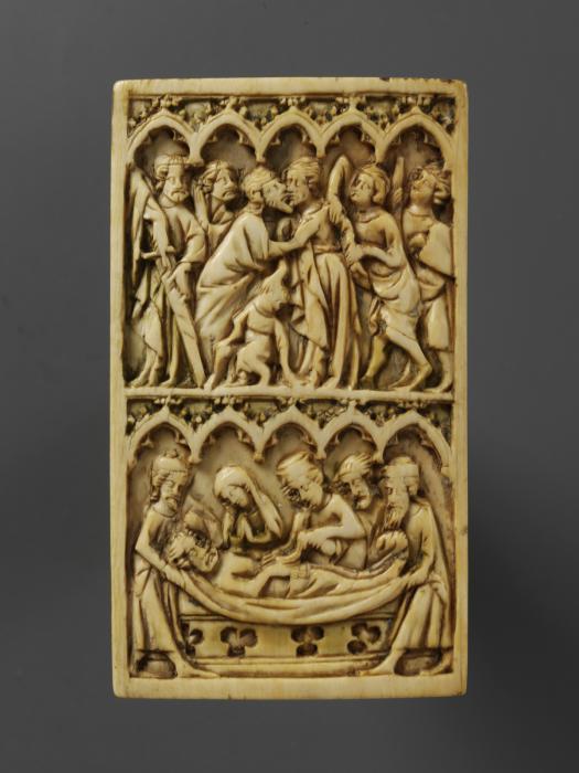 Writing tablet, 2 registers, 5 arches across (frise d'arcatures; tablette à écrire) (Front)