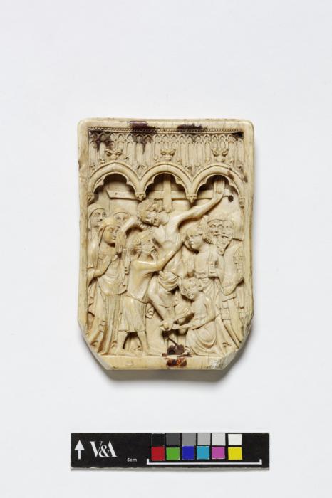 Pax, 1 register, 3 arches across (plaquette; frise d'arcatures; baiser de paix) (Front)