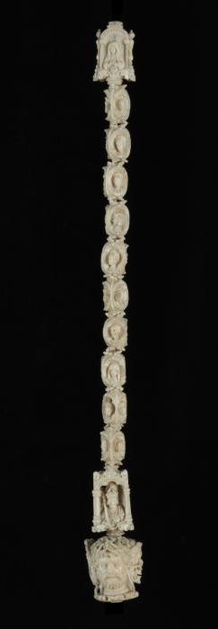 Rosary, 13 beads, 2 and 3 faces (chapelet)