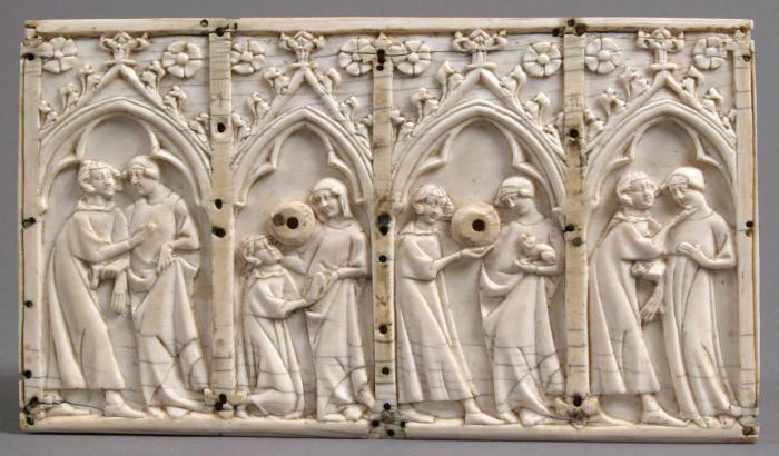 Casket, with arches (coffret; frise d'arcatures) (Lid)