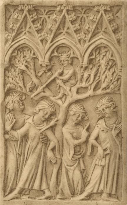 Panel, 1 register, 3 arches across (frise d'arcatures; plaquette) (Front)