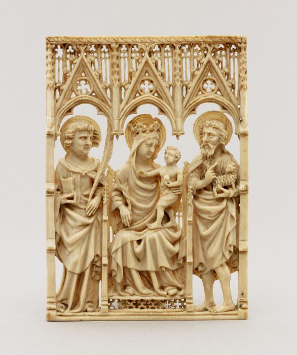 Openwork panel, 1 register, 3 arches across (frise d'arcatures; plaque ajourée) (Front)