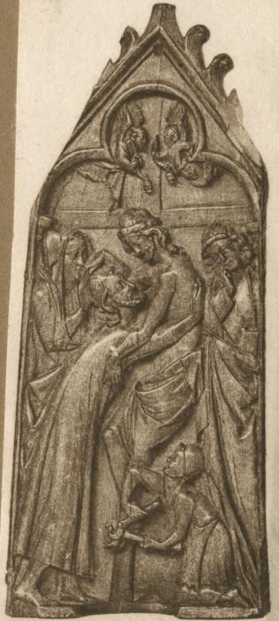 Gabled panel (fragment of a diptych or polyptych) (Front)