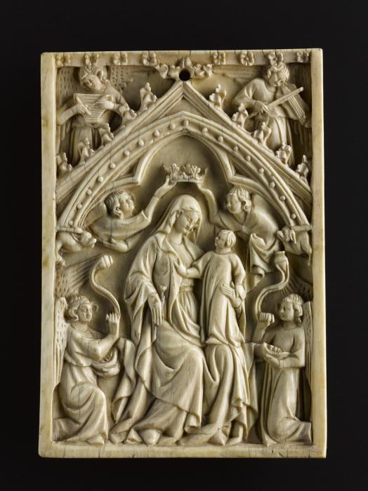 Panel, 1 register, 1 arch across, band of rosettes (plaquette; décor de roses) (Front)