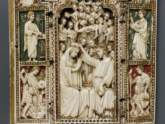 Gabled triptych (Detail, front)
