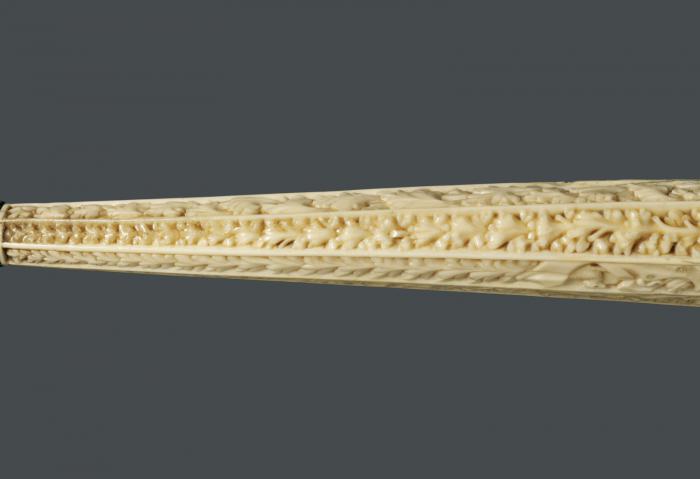 Hunting horn (oliphant) (Detail, bottom strip)