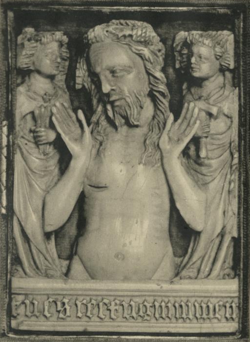 Relief, possibly part of a pax (appliqué; baiser de paix) (Front)