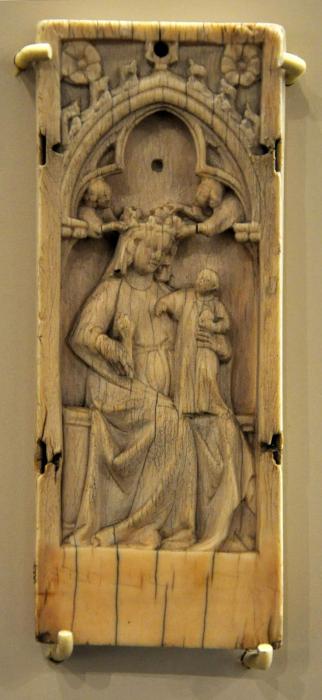 Panel (possibly fragment of a polyptych), 1 register, 1 arch across (plaquette) (Front)