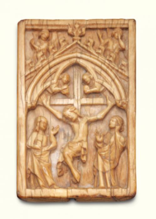 Pax, 1 register, 1 arch across (baiser de paix; plaquette) (Front)