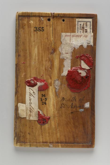 Writing tablet, 1 register, 3 arches across (tablette à écrire; plaquette; frise d'arcatures) (Back)