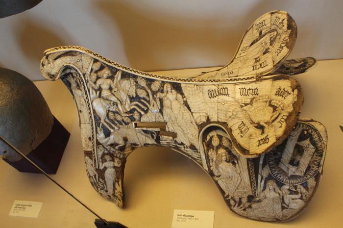 Saddle (selle) (Side, left)