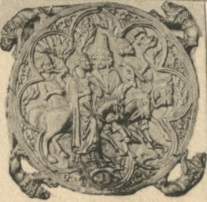 Mirror case, frame of 8 lobes (valve de miroir) (Front)