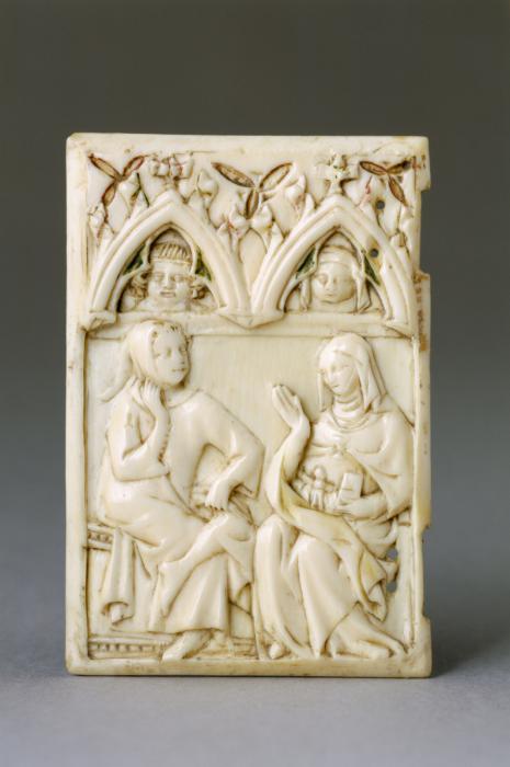 Panel, 1 register, 2 arches across (frise d'arcatures; plaquette) (Front)