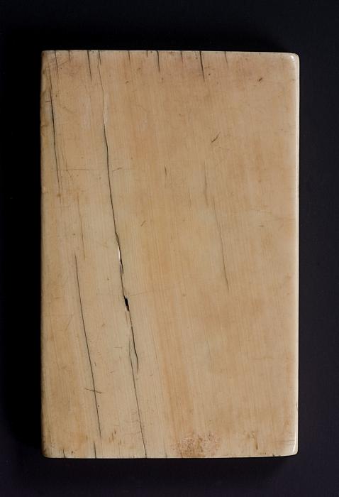Wing, left (fragment of a diptych), 1 register, 2 arches across (frise d'arcatures; plaquette) (Back)