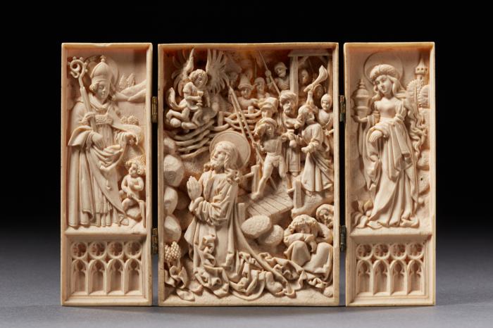Triptych, 1 register (Front)